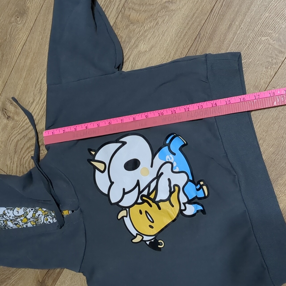Tokidoki x Gudetama Cropped Hoodie Size SMALL - Picture 6 of 12
